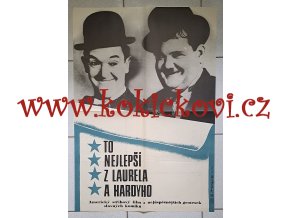 To nejlepší z Laurela a Hardyho  - obří filmový plakát A1 - Petr Hampl 1978