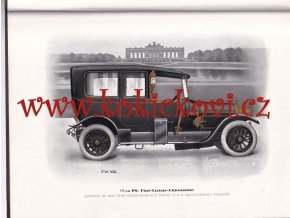 FIAT WERKE 1915 k.u.k. Monarchie - CAR SALES BROCHURE - FIAT ZERO - FIAT 5 - TOURENWAGEN STADTWAGEN - SEHR SCHNELLER WAGEN - LIMOUSINE