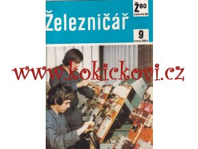 ČASOPIS ŽELEZNIČÁŘ Č.9 / 1980 - JEDNO SAMOSTATNÉ ČÍSLO VIZ FOTO