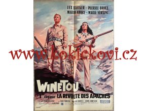 vinetou 1963 film plakat original 80x58cm l barker p brice 234619326