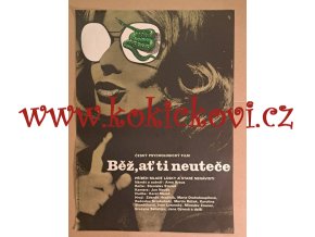 Běž, ať ti neuteče ČSSR film plakát A3 Dobroslav Foll -1976 - velikost A3