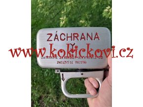 ORIGINÁLNÍ VLAKOVÁ ZÁCHRANNÁ ČSD BRZDA - RETRO DOPLNĚK DO BYTU NEBO MUZEA - VAGÓNKA STUDÉNKA