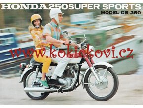 Honda 250 Super Sports model CB-250 - prospekt