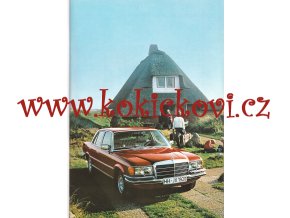 Mercedes - Benz 280 S, 280 SE, 280 SEL - prospekt - 1979