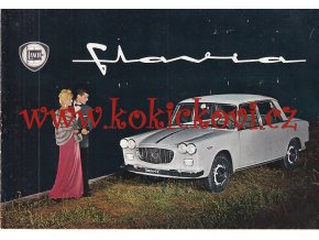 1961 LANCIA FLAVIA SALOON REKLAMNÍ PROSPEKT - 8 STRAN A5