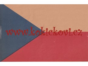 KOMUNISTICKÝ PLAKÁT DO OKEN VLAJKA ČSR 1. MÁJ - ROK 1954 - A4 - 21*30 CM - RARITA DO SBÍRKY SOCIALISTICKÉ REKLAMY