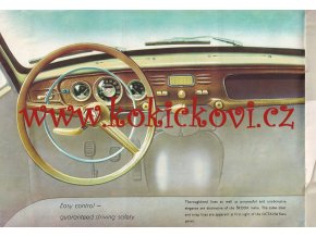 ŠKODA OCTAVIA - VELKÝ LUXUSNÍ LUXUSNÍ PROSPEKT A4 - 12 STRAN PLUS 2 ROZKLÁDACÍ A5 - CZECHOSLOVAKIA - MOTOKOV - ANGLICKY