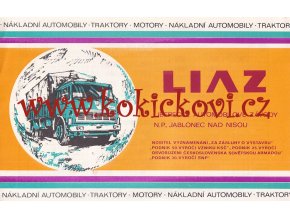 LIAZ LIBERECKÉ AUTOMOBILOVÉ ZÁVODY REKLAMNÍ PLÁNOVACÍ KALENDÁŘ 1979 - FORMÁT A5