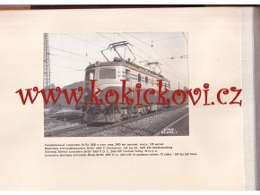 ELEKTRICKÁ LOKOMOTIVA E 499.014 BOBINA - LUXUSNÍ REKLAMNÍ KATALOG ŠKODA PLZEŇ - PODNIKOVÁ PUBLIKACE PRO VIP KLIENTY Z KONCE 50. LET