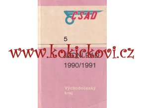 ČSAD -5- Jízdní řád 1990-1991 -Východočeský kraj - pěkný stav - 1072 stran