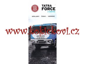 TATRA FORCE E-DRIVE - REKLAMNÍ PROSPEKT NÁKLADNÍ ČESKÁ VODÍKOVÁ