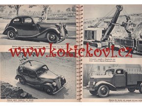 ČESKOMORAVSKÉ STROJÍRNY A.S. KALENDÁŘ 1941 - rypadlo čkd - Praga Lady - pojízdná zubařská ordinace - hradlový staniční přístroj