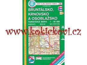 TURISTICKÁ MAPA: BRUNTÁLSKO, KRNOVSKO A OSOBLAŽSKO