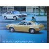 Automobily FORD KATALOG 1971 ANGLICKY