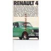 RENAULT 4  PROSPEKT 16 STRAN NĚMECKY