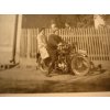 ORIG. FOTOGRAFIE MOTOCYKL ŠVIHÁK SE SLEČNOU