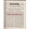 ČASOPIS ROLNÍK ROČNÍK 4 Z ROKU 1867