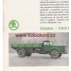 ŠKODA 706 R ORIGINÁLNÍ PROSPEKT NÁKLADNÍ VŮZ