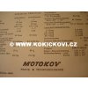 MOTOCYKL JAWA 125 A 175 SEXY LETÁK S KRÁSNOU DÍVKOU