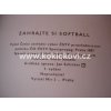 Zahrajte si softball - ilustrace Kája Saudek neprodejný výtisk