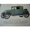 FORDŮV KATALOG VOZŮ FORD ROADSTER AJ.