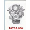 MOTOR TATRA 930 REKLAMNÍ PROSPEKT 12 STRAN A4 TEXT NĚMECKY