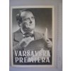 Varšavská premiéra 1950 - POLSKÝ FILMOVÝ PLAKÁT - PO ROZLOŽENÍ FORMÁT A2