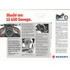 SUZUKI LS 650 - REKLAMNÍ PROSPEKT - TEXT NĚMECKY - 1 LIST A4