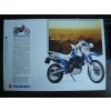 DAKAR DR 650 R DAKAR - REKLAMNÍ PROSPEKT - TEXT NĚMECKY - 4 * A4