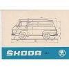 ŠKODA 1203 VAN - ROL - COM - TECHNICKÁ DATA - 6 STRAN A5 REKLAMNÍ PROSPEKT