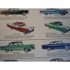 REKLAMNÍ PROSPEKT FORD 1956 -  8 STRAN - TEXT ANGLICKY - CAR BROCHURE