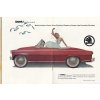1959 ŠKODA FELICIA KABRIOLET ORIG. MOTOKOV BROŽURA - ANGLICKY