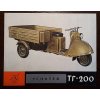 SCOOTER TG - 200 - TULA CARGO - REKLAMNÍ PROSPEKT - 4 STR. A5 -AVTOEXPORT