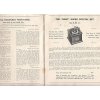The National Wireless and Electric - radio and crystal sets - reklamní brožura 20 stran - 192?