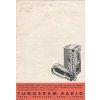 RADIO TUNGSRAM 7065 - PROSPEKT - KAPLIČKA - RARITA - 1932/33