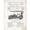 AUTO POMPE LÉGERE LAFFLY typ B MUSEUM - REKLAMNÍ PROSPEKT 192?