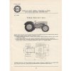 TRAKTOR ZETOR 3011-3012 REKLAMNÍ KATALOGOVÝ LIST A4 TECHNICKÁ DATA