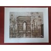 L'arche de Triomphe - PAŘÍŽ - UMĚLECKÝ TISK - VHODNÉ K DEKORACI 45*35 CM