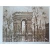 L'arche de Triomphe - PAŘÍŽ - UMĚLECKÝ TISK - VHODNÉ K DEKORACI 45*35 CM