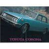 TOYOTA CORONA - REKLAMNÍ LETÁK A4  -1 LIST PŘELOŽENO - TEXTY ANGLICKY