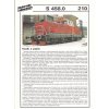 ELEKTRICKÁ LOKOMOTIVA - S 458.0 - REKLAMNÍ PROSPEKT - A4 - 2 STRANY