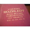 Vojenské rozhledy ročník 1931-1933 (Revue Militaire Tchécoslovaque, ročník XII-XIV)