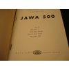 JAWA 500 typ 15 - 1952 - seznam náhradních součástí - poškozeno viz popisek