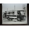 MĚSTSKÝ OMNIBUS FIAT 1908 KR. MĚSTA PRAHY - REKLAMNÍ FOTOGRAFIE ROZMĚRY A STÁŘÍ VIZ POPISEK