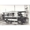 MĚSTSKÝ OMNIBUS FIAT 1908 KR. MĚSTA PRAHY - REKLAMNÍ FOTOGRAFIE ROZMĚRY A STÁŘÍ VIZ POPISEK