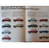 VW Brouk - Karmann Ghia VW Typ 3 VW Käfer Poster Plakat Prospekt 1968