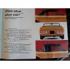 Prospekt Fiat 124 Sport Coupe Spider Auto - Sales Brochure - 1971