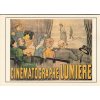 M. AUZOLLE: CINÉMATOGRAPHE LUMIÉRE 1896 - REKLAMNÍ MOTIV - ZE SBÍREK NTM PRAHA ROZMĚRY 14,5*20,5 CM