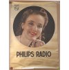 PHILIPS RADIO - REKLAMNÍ PLAKÁT A1 - KONEC 30. LET - ORIGINÁL