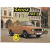 ŠKODA 105 S, 105 L - PROSPEKT - MOTOKOV - TEXTY ČESKY